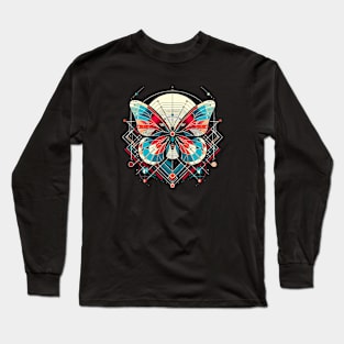 Abstract Animal Butterfly 4 Long Sleeve T-Shirt